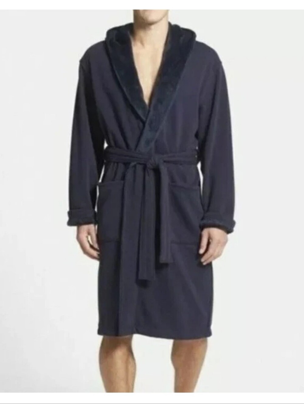 UGG BRUNSWICK ROBE NAVY SIZE L/XL